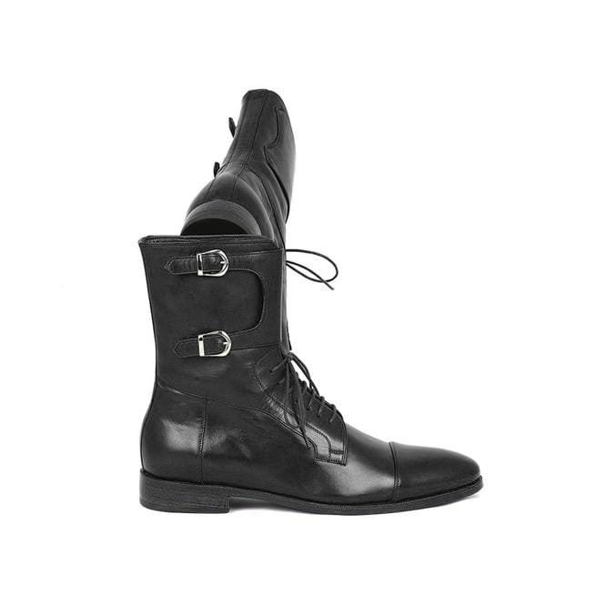 Formal Double Monk Boot,Men,s Leather Boots - Image 2