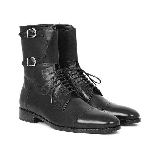 Formal Double Monk Boot,Men,s Leather Boots - Image 3