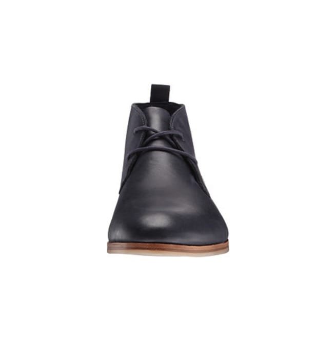 Handmade Ankle Black Boots, Chukka Boots For Men, Leather Boot - Image 2