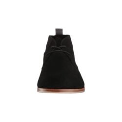 Handmade Men Black Boots, Chukka Boots For , Suede Leather Boot - Image 2
