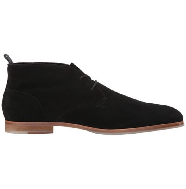 Handmade Men Black Boots, Chukka Boots For , Suede Leather Boot - Image 3
