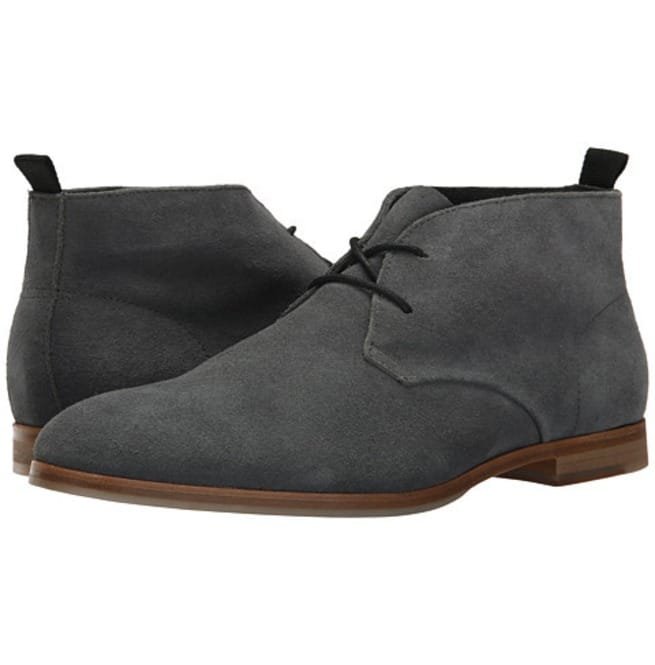 Handmade Men Gray Boots, Chukka Boots For , Suede Leather Boot