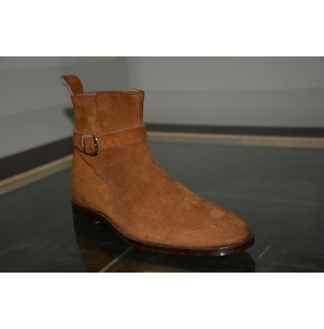 Handmade Men Jodhpur Leather Boots For , Suede Leather Chelsea Boot - Image 4