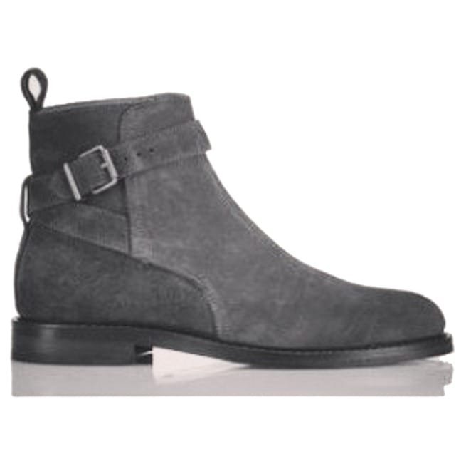 Handmade Men Jodhpurs Ankle High Suede Leather Boot, Ankle Boot - Image 2