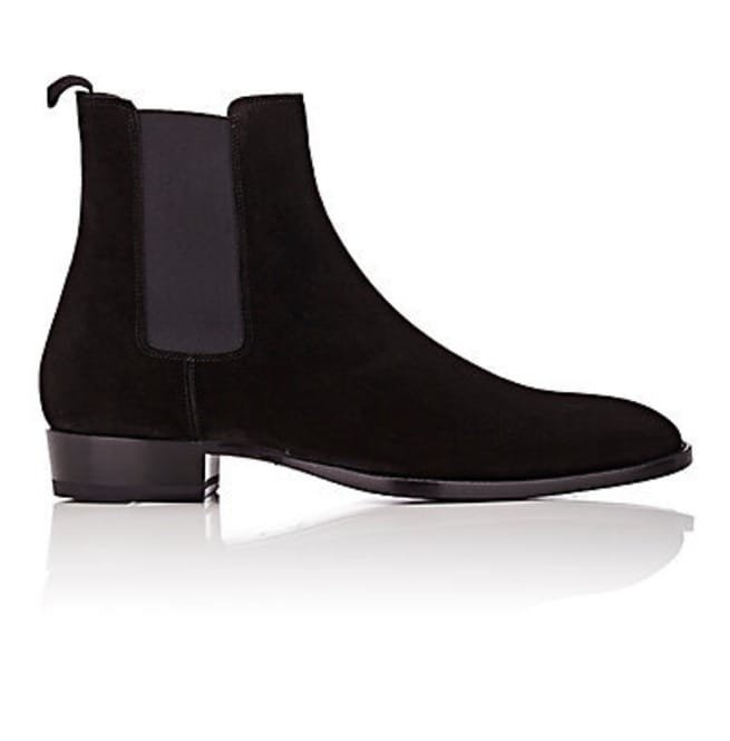 Handmade Men Leather Boots, Suede Chelsea Boot For , Black Color Boot - Image 3