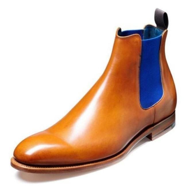 Tan Chelsea Boots,Dress Formal Leather Boot For Men - Image 3