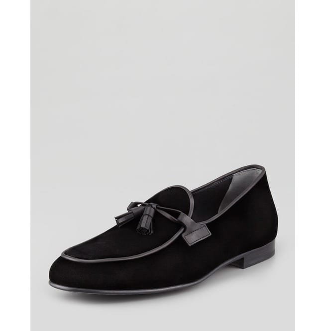 Handmade Mens Black Velvet Shoes, Shoes For Men, Velvet Loafer Moccasin