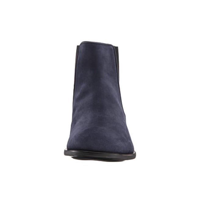 Handmade Navy Blue Chelsea Boots, Suede Leather Boot For Men, Boots - Image 5