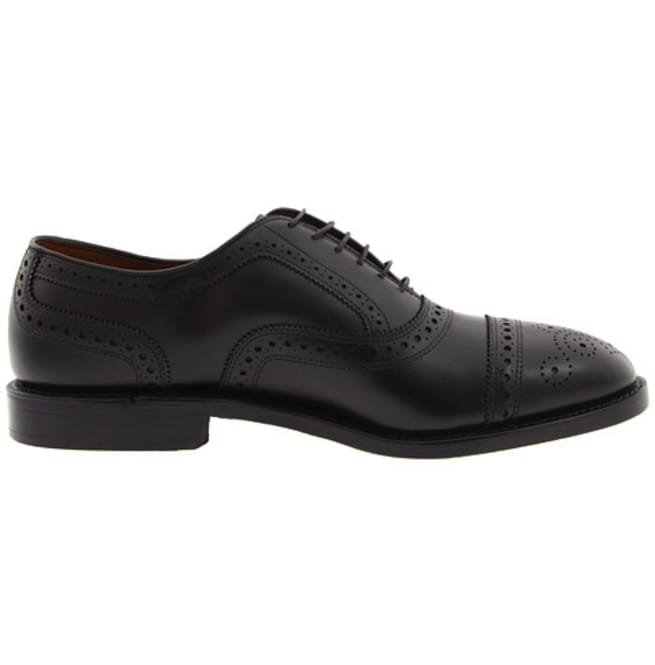 Handmade Oxford Brogue Style Shoes, Men Leather Shoes, Black Leather Shoe - Image 4
