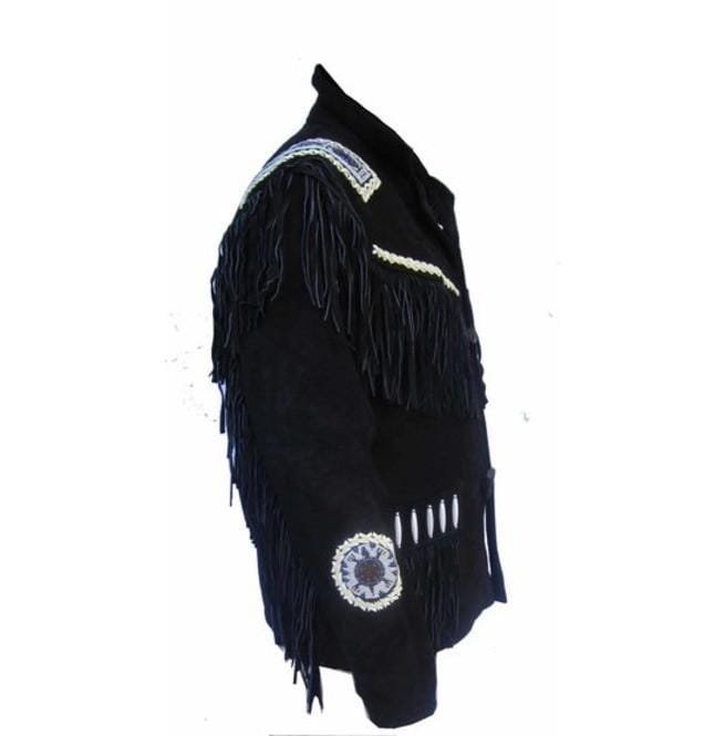 Leather Jacket Western Wear Cowboy,Men Cowboy Suede Leather Jacket Western - Image 3