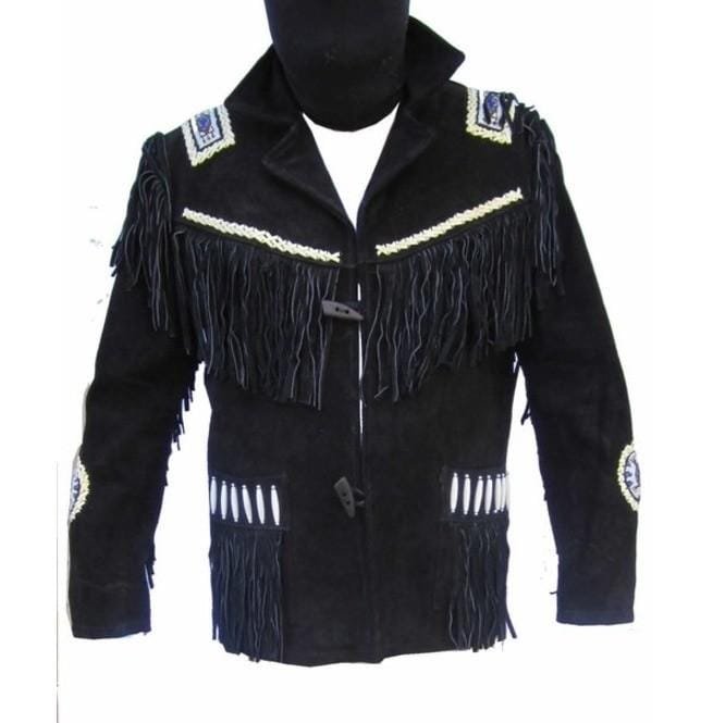 Leather Jacket Western Wear Cowboy,Men Cowboy Suede Leather Jacket Western