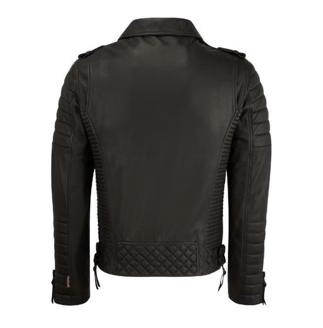 New Men Fashion Trend Black Motorcycle Leather Jacket, Biker Fashion - Image 2
